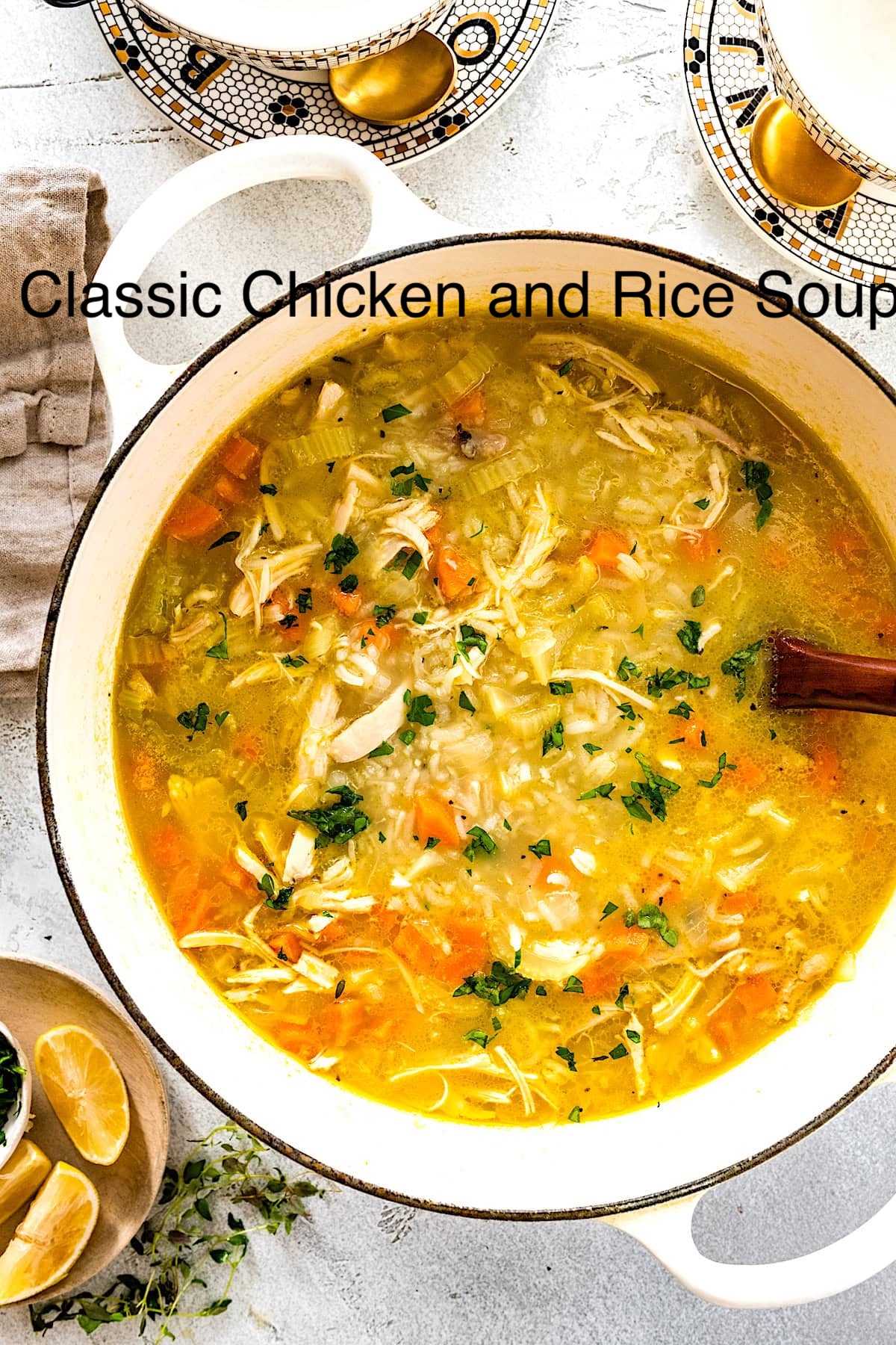 Classic Chicken and Rice Soup